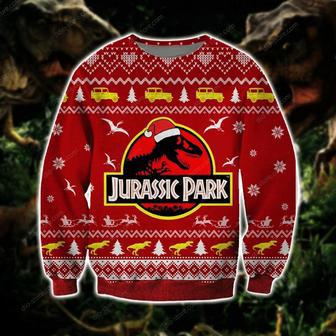 Jurassic Park Knitting Pattern Print Ugly Christmas Sweater | Favorety AU