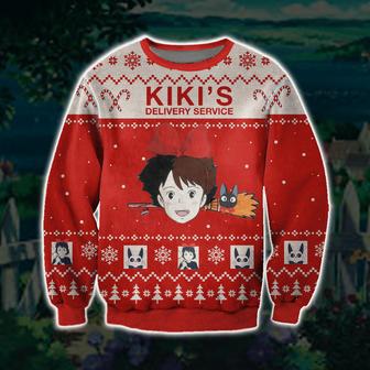 Kiki'S Delivery Service Print Ugly Christmas Sweater | Favorety