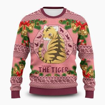 Kisa The Tiger Ugly Christmas Sweater | Favorety UK