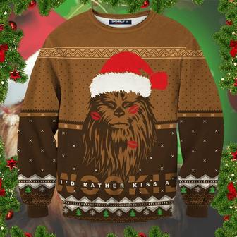 Kiss A Wookiee Ugly Christmas Sweater | Favorety