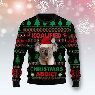 Koala Koalified Christmas Addict Ugly Christmas Sweater | Favorety AU