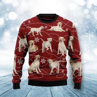 Labrador Retriever Xmas Ugly Christmas Sweater For Men & Women | Favorety