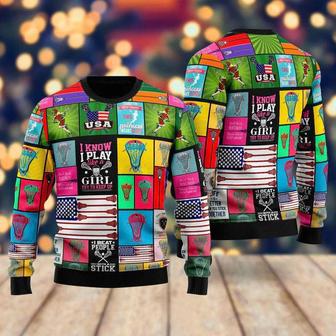 Lacross Love Life Ugly Christmas Sweater For Men & Women | Favorety