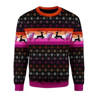 Lesbian Flag Christmas Sweater | Favorety DE