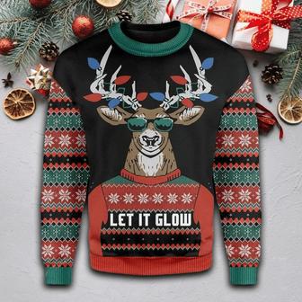 Let It Glow Ugly Christmas Sweater | Favorety