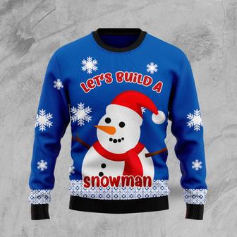 Lets Build A Snowman Ugly Christmas Sweater | Favorety CA