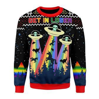 LGBT Alien Christmas Sweater | Favorety