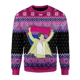 LGBT Bisexual Flag Harry Christmas Sweater | Favorety AU