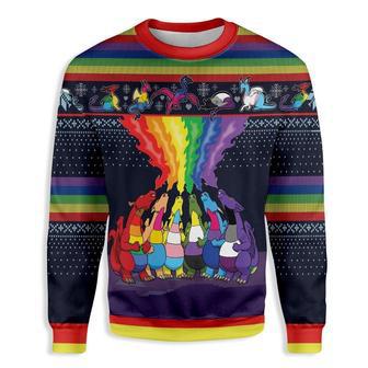 Lgbt Dragon Christmas Ugly Christmas Sweater | Favorety DE