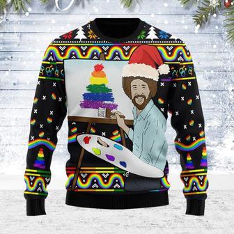 LGBT Painting Ugly Christmas Sweater | Favorety AU