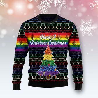 LGBT Rainbow Ugly Christmas Sweater | Favorety