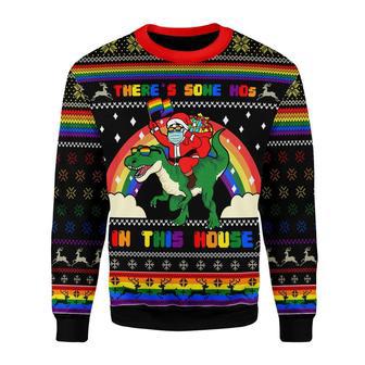 LGBT There's Some Hos In This House Christmas Sweater | Favorety AU