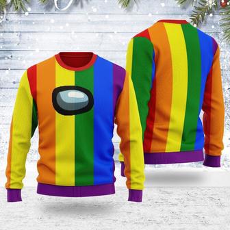 LGBTQ+ Among Us Ugly Christmas Sweater | Favorety AU