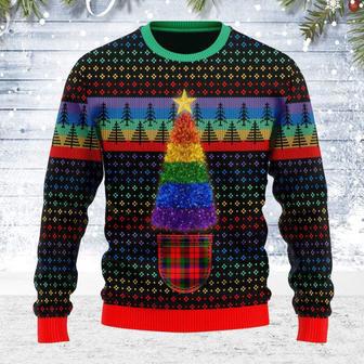 LGBTQ+ Christmas Tree Ugly Christmas Sweater | Favorety AU