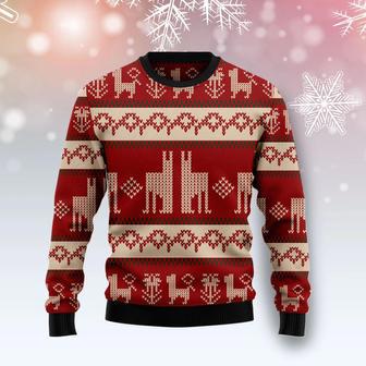 Llama Christmas Ugly Christmas Sweater | Favorety CA