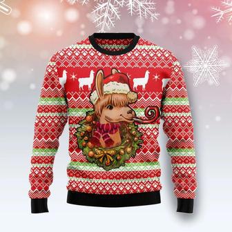 Llama Loves Christmas Ugly Christmas Sweater | Favorety DE