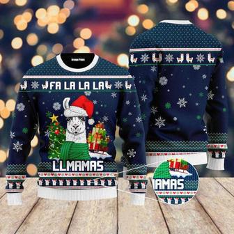 Llmamas Fa La La La Ugly Christmas Sweater For Men & Women | Favorety DE