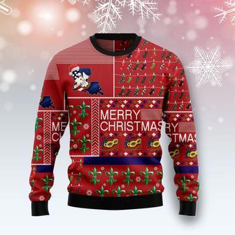 Louisiana Merry Christmas Ugly Christmas Sweater | Favorety AU