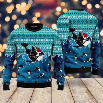 Love Oracle Whale Ugly Christmas Sweater For Men & Women | Favorety CA