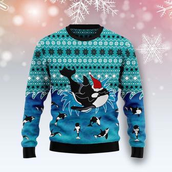 Love Oracle Whale Ugly Christmas Sweater | Favorety CA