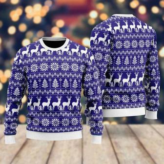 Make It Rein Deer Pattern Ugly Christmas Sweater For Men & Women | Favorety