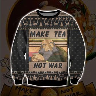 Make Tea Not War Ugly Christmas Sweater | Favorety