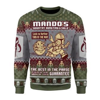 Mando's Bountry Hunting Ugly Christmas Sweater | Favorety UK