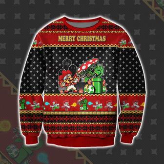 Mario & Xenomorph Ugly Christmas Sweater | Favorety CA