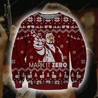 Mark It Zero Knitting Pattern Print Ugly Christmas Sweater | Favorety UK