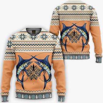 Marlin Fishing Christmas Ugly Christmas Sweater | Favorety