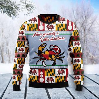 Maryland Symbols Christmas Ugly Christmas Sweater | Favorety AU