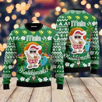 Mele Kalikimaka Santa Ugly Christmas Sweater For Men & Women | Favorety UK