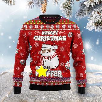 Meowy Christmas Mother Fluffe Ugly Christmas Sweater | Favorety UK