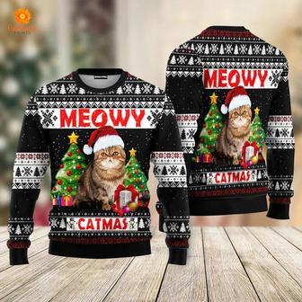 Meowy Christmas Ugly Christmas Sweater For Men & Women | Favorety CA