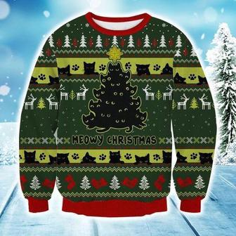 Meowy Christmas Ugly Christmas Sweater | Favorety AU