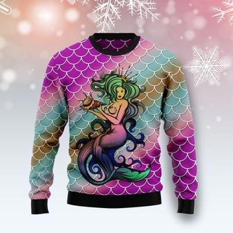 Mermaid Light Ugly Christmas Sweater | Favorety UK