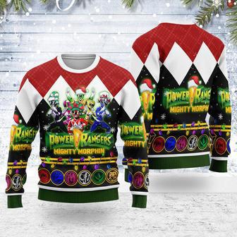 Merry Christmas HoHo Power Rangers MM Unisex Wool Sweater | Favorety