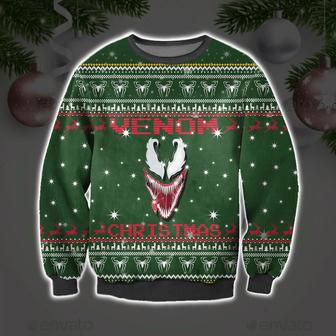 Merry Christmas Venom Ugly Christmas Sweater | Favorety