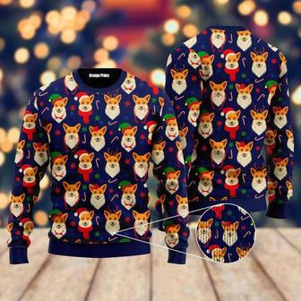 Merry Corgmas Corgi Dog Lover Ugly Christmas Sweater For Men & Women | Favorety CA