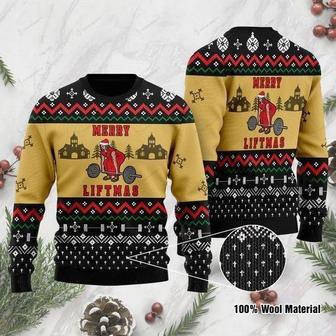 Merry Liftmas Jesus Funny Ugly Christmas Sweater | Favorety CA