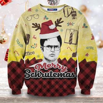 Merry Schrutemas Ugly Christmas Sweater | Favorety