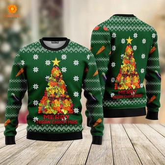 Merry Vegan Christmas Ugly Christmas Sweater For Men & Women | Favorety CA