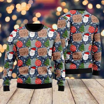 Merry Xmas Funny Santa Ugly Christmas Sweater For Men & Women | Favorety CA