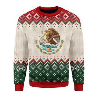 Mexico Coat Of Arms Ugly Christmas Sweater | Favorety UK