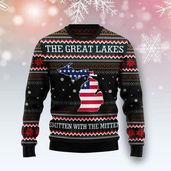 Michigan Smitten With The Mitten Ugly Christmas Sweater | Favorety UK