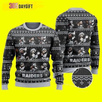 Mickey Mouse Holiday Party Raiders Custom Ugly Christmas Sweater | Favorety AU