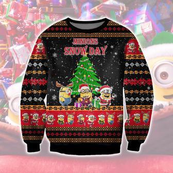 Minions Snow Day Ugly Christmas Sweater | Favorety AU