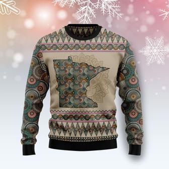 Minnesota Mandala Ugly Christmas Sweater | Favorety