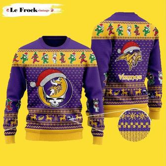 Minnesota Vikings Custom Ugly Christmas Sweater, Jumpers Gratef | Favorety