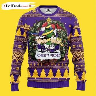 Minnesota Vikings Custom Ugly Christmas Sweater, Jumpers Skull | Favorety AU